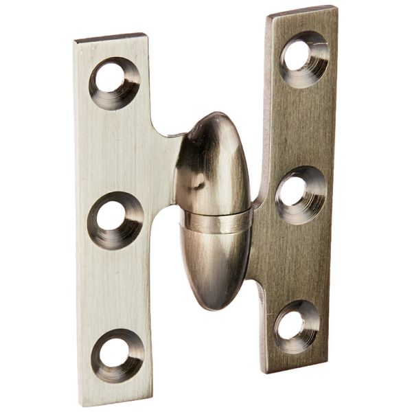 Deltana OK2015U15A-R Solid Brass 2-Inch x 1/2-Inch Olive Knuckle Hinge