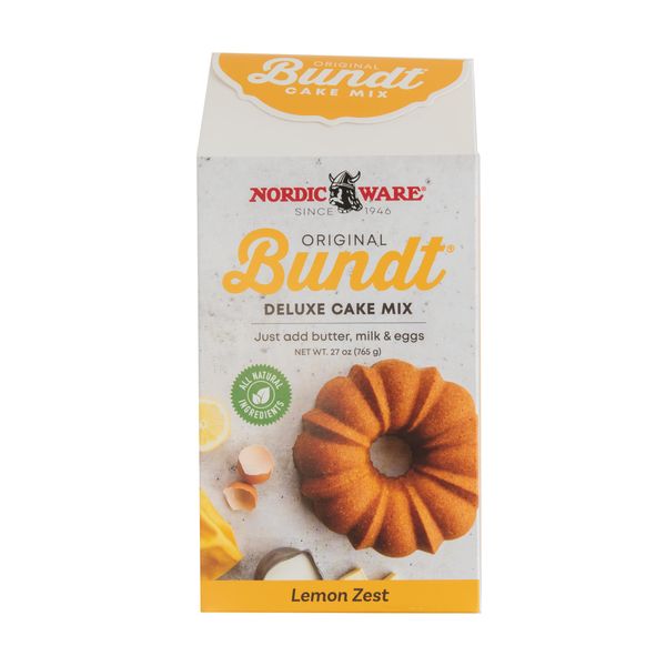 Nordic Ware (77714) Bundt Cake Mix | Lemon Buttermilk, Brown