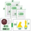 Bates Choice - Drywall Repair Kit, 16pcs, Dry Wall Patch 16 pcs, 4", 6", 8"