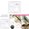 HYBEW Practical USNG Coordinate Scale MilitaryProtractor TransparentNavigation Topographical Map Scale