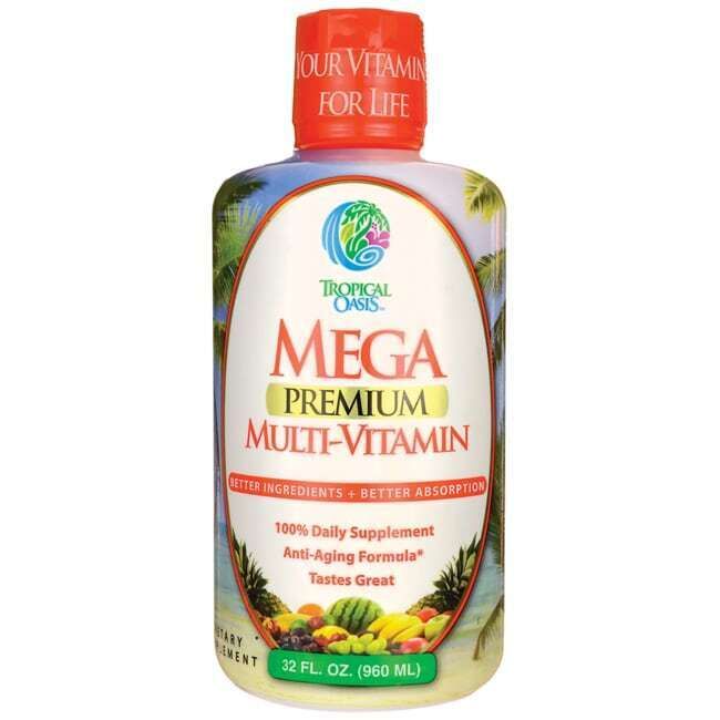 Tropical Oasis Mega Premium Multi-Vitamin 32 fl oz Liq