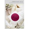 Jolicoon 40 Happy Ruby Anniversary with premium envelope and embossed seal sticker - Ruby wedding anniversary card