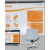 NOMVDIC SD101 Desktop Stand for Projector, Universal Compatibility, Multi-Angle Adjustment, Non-Slip Silicone Pad, Cable Organized Clip