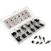 Dorman 030-741 Universal Push-Type Body Fastener Tech Tray, 90 Piece Universal Fit
