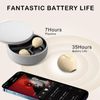 Loluka Small Invisible Wireless Bluetooth Earpiece - Mini Discreet Earbud for Work with Mic