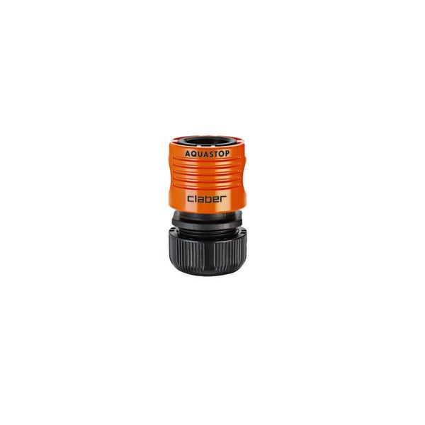 Claber Hose Coupling 1/2 Inch with Aqua Stop