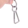 Titanium Keychain with Key Ring Key Holder Quick Release Keychain Mini Comapct Size EDC Tool