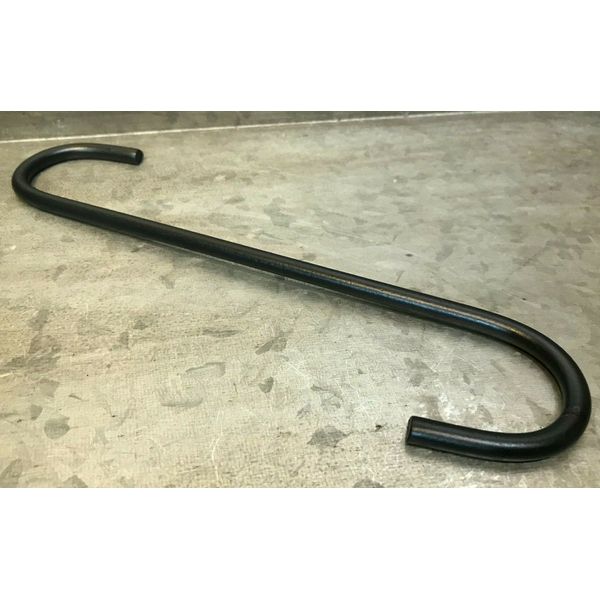 New Black 9" Wrought Iron Plain S Hook Blacksmith Style Plant Garden Tools Lamps