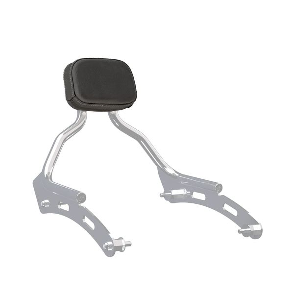 Indian Motorcycle Syndicate Low Profile Passenger Backrest Pad, Gray