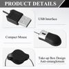 Mini USB-C Retractable Wired Optical Travel Mouse for Laptop, Tablet, PC - Ultra-Compact Design, Portable computer mouse wired for Windows