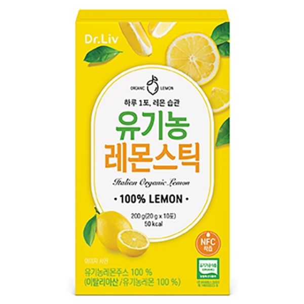 Dr. Live Organic Lemon Sticks (20G*10)