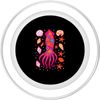 Floral Squid Sea Shells Starfish Ocean PopSockets PopGrip for MagSafe