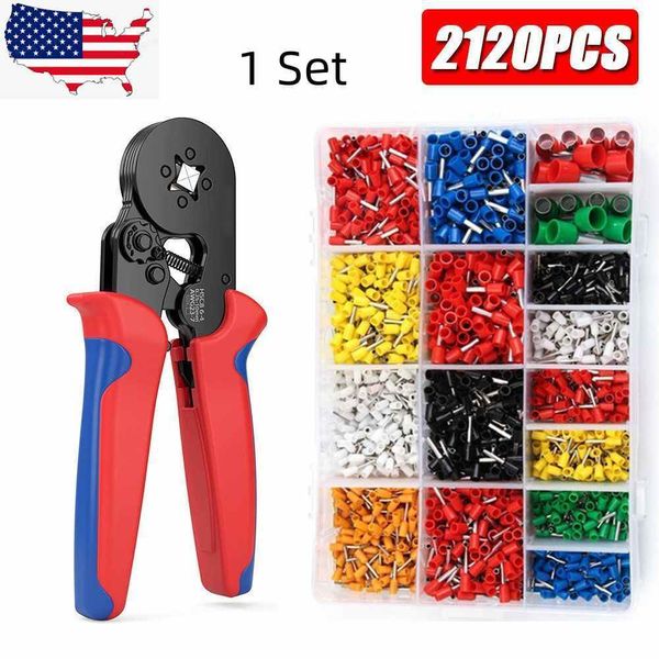 2120PCS Wire Crimp Connector Cable Cord Pin End Bootlace Ferrule Terminal Kit
