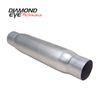 Diamond Eye 400405 RESONATOR 4in W/ ENDS (CLAMPED) AL
