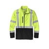 CornerStone Unisex ANSI 107 Class 3 Soft Shell Jacket, Safety Yellow, Large