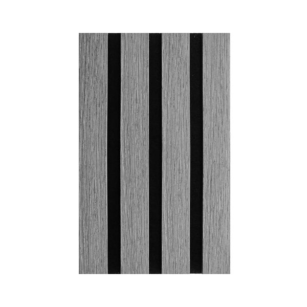 DecorAndDecor Acoustic Slat Wood Wall Panel and Ceiling Panelling Decorative 3D MDF 16cmx24cm - Grey