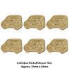 6 x 'Ice Cream Van' MDF Craft Embellishments (EB00016884)