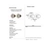 Alno A6746-CHBRZ Transitional Charlie's Collection Shower Rod Brackets, 2", Bronze