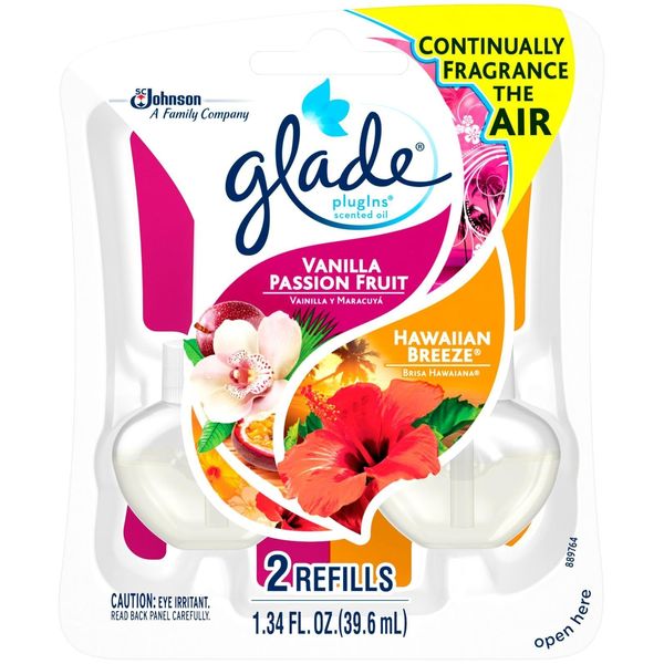 Glade Plugins Scented Oil Lasting Impressions Refillls - Fruits and Vanilla - 1.34 Fl Oz