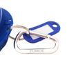 Zumoe Decorated Mouthguard Case - Two Crossed Sticks - Blue