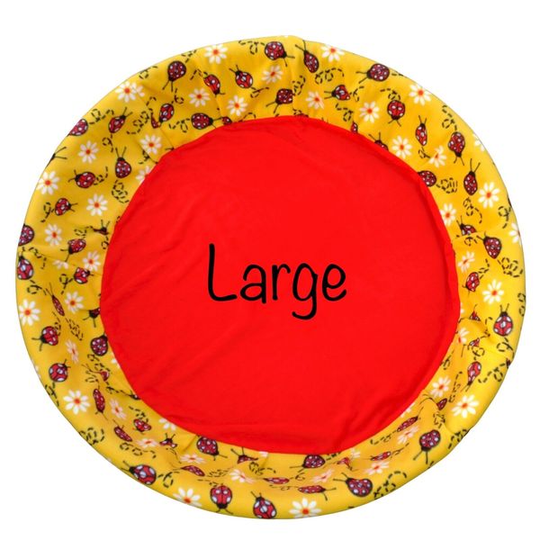 LARGE "Daisy Ladybug" Handmade Fleece Whelping Kiddie Pool Liner for Puppy