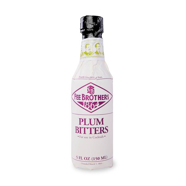 Fee Brothers Plum Cocktail Bitters - Aromatic Cocktail Mixer, Gluten Free, Vegan-Friendly, 5 fl oz