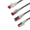 1CONN Cat6 network cable 1m transparent Ethernet cable Lankabel Cat6 Lan network cable Sftp Pimf patch cable 1000 Mbit s