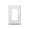 25pcs 1 Gang Standard Decorator Wall Plate White