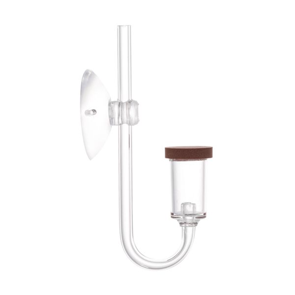 CAPASTEC CO2 Diffuser, Efficient Carbon Dioxide Distribution, Aquarium CO2 System, for Optimal Plant Growth, S, Clear, 1 Set