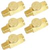 UFFY Brass In-Line Air Flow Regulator Control Tool Valve 1/4" NPT (5)