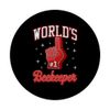 #1 Beekeeper World's Number One Beekeeper Foam Finger PopSockets Adhesive PopGrip