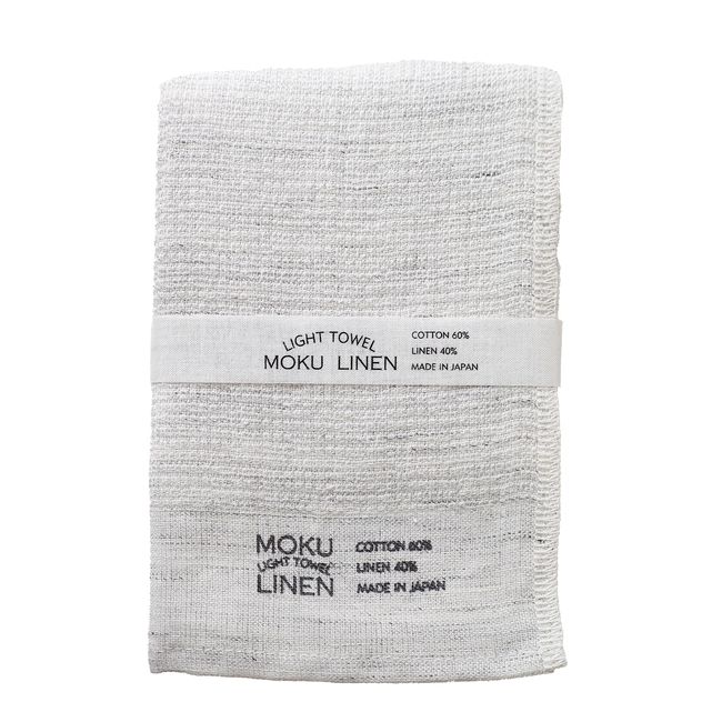 [Contex] MOKU LINEN &lt;47956-708&gt; LINEN M (White Gray)