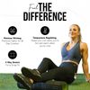 CompressionZ High Waisted Compression Leggings for Women Tummy Control - Plus Black