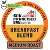 SF Bay Coffee OneCUP Breakfast Blend 36 Ct Medium Roast Compostable Coffee Pods,