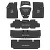 Sound Deadener for 1968 Chevrolet Chevy II Nova Pattern EVA Complete 7Pc