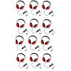 Califone 2800-RD Listening First Stereo Headphones for Kids Red 12 Pack
