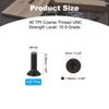 PATIKIL #4-40 x 3/8 Inch Flat Head Socket Cap Screws, 20 Pack Flat Countersunk Bolts Hex Socket Drive Machine Screws Full Thread Coarse Thread UNC Black Oxide Grade 10.9