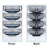 4 PcsRazor Blades compatible with Gillette MACH3 ShavingCartridges RefillQuality