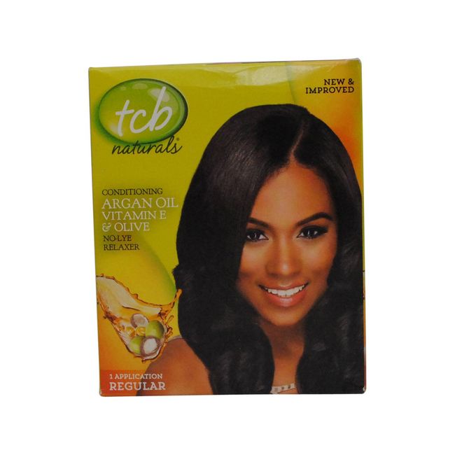 TCB Naturals Olive Oil No Lye Relaxer Kit - Regular