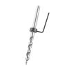 3/8" Twist Step Drill Bit Round Shank With Adjustable Depth Stop Collar For Manual Pocket Hole