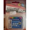 Transcend TS512MCF80 512MB 80x Type I Compact Flash Card (Renewed)