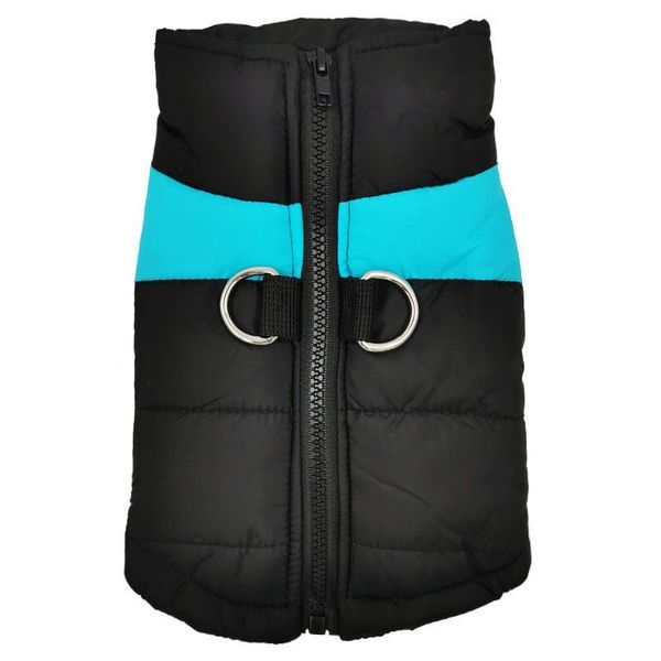 Warm And Stylish Cotton Pet Vest - Perfect For Autumn And Winter Adventures - Blue Ski Suit / M