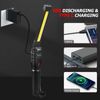 4x Rechargeable LED COB Work Light Torch Magnetic Base Bright Flashlight Lamp 