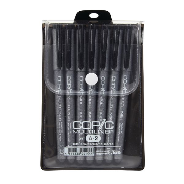 Copic Markers MLA2 Multiliner Inking Pen, Set A-2