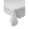 Classic Home Store Tablecloth, White, 72" Round