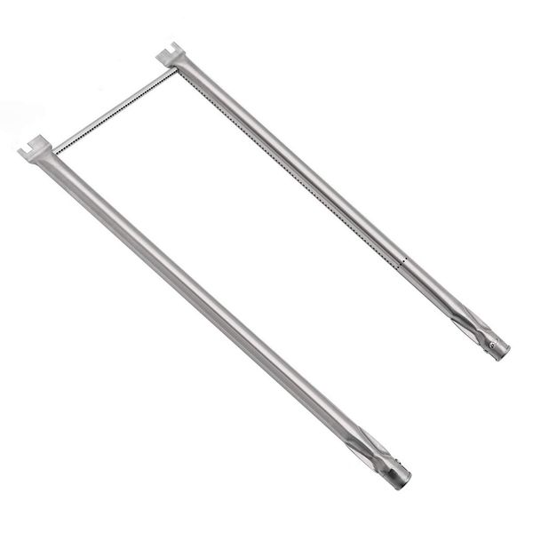 SHINESTAR 7507 Burner Tube Set for Weber Genesis Silver A, Spirit E-210, Spirit 200 Series Gas Grill (Side Control), Durable Stainless Steel, 27-Inch Long, Part #10404