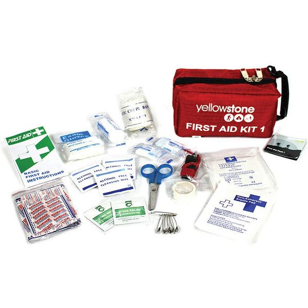 New First AID KIT 1 Bag Safety Bag Medical Emergency PLASTERS Bandages Travel