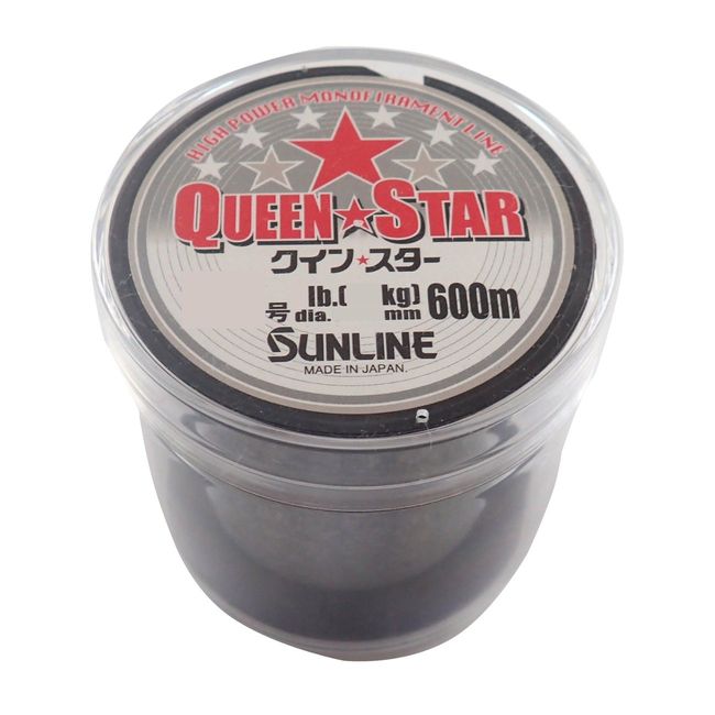 SUNLINE Queen Star Nylon Line, 656.2 yd (600 m), No. 7, Mist Gray