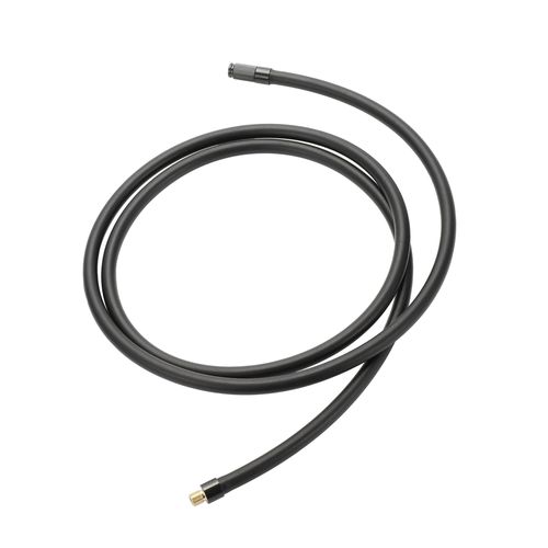VekAuto Universal Tire Inflator Extension Tube Air Pump Extend Hose Adapter Tire Valve 62.99inch M8x0.8 10mm OD Durable Rubber Black Connector Auto Accessories