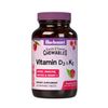 60 Count Raspberry Chewable Vitamin D3 K2 Tablets Immune Heart Health Support